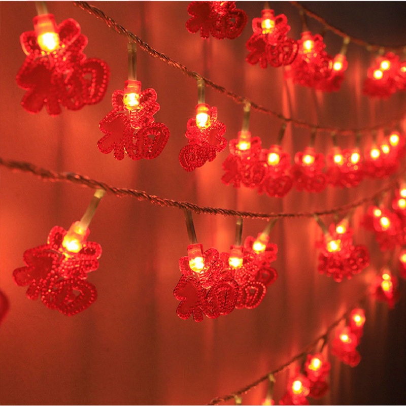[ 1.5M Led spring festival light string Decoration for  Home Wedding Chinese New Year party scene arrangement ]