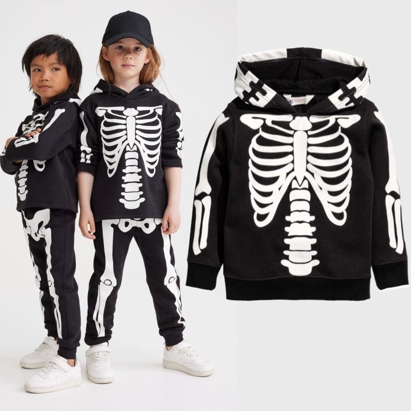 Sweater H&M Skeleton Sweater HM Anak New