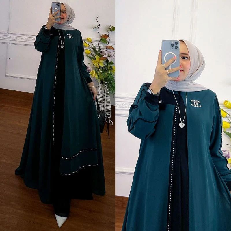 Silvana Dress I Gamis Dress Kondangan Model Terbaru 2022 Terlaris I Gamis Wanita Dewasa Simpel Mewah