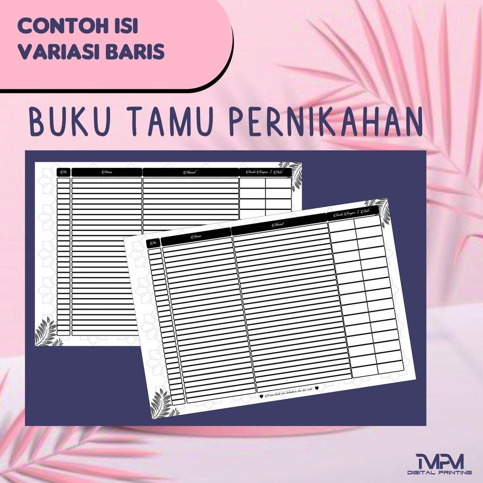 

BUKU TAMU PERNIKAHAN CUSTOM250NAMA ペ