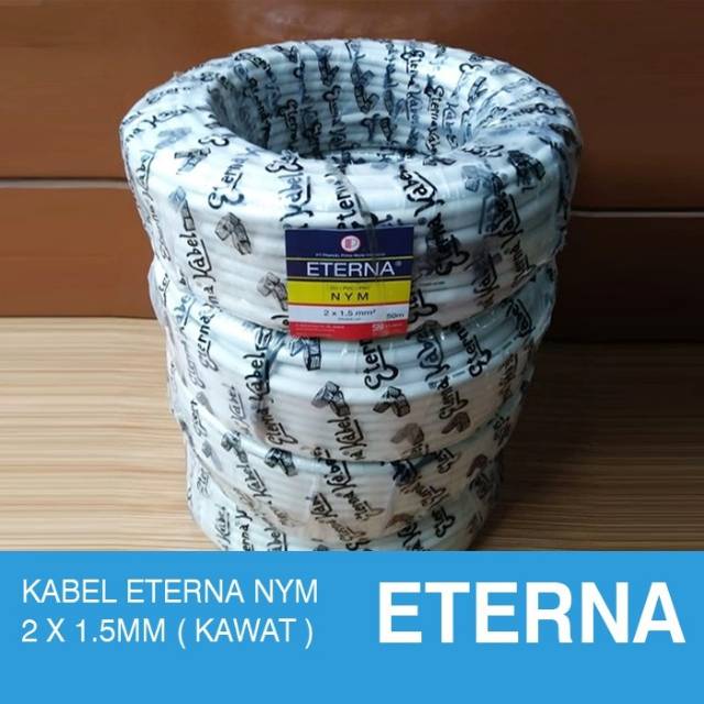 KABEL ETERNA NYM 2X1.5 Meteran