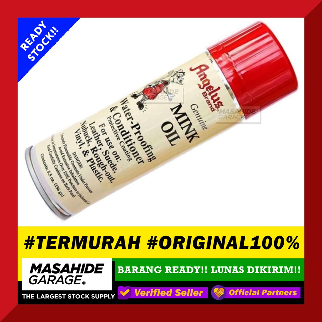 TERMURAH -  Angelus Mink Oil Spray Leather Conditioner Perawatan Sepatu Kulit