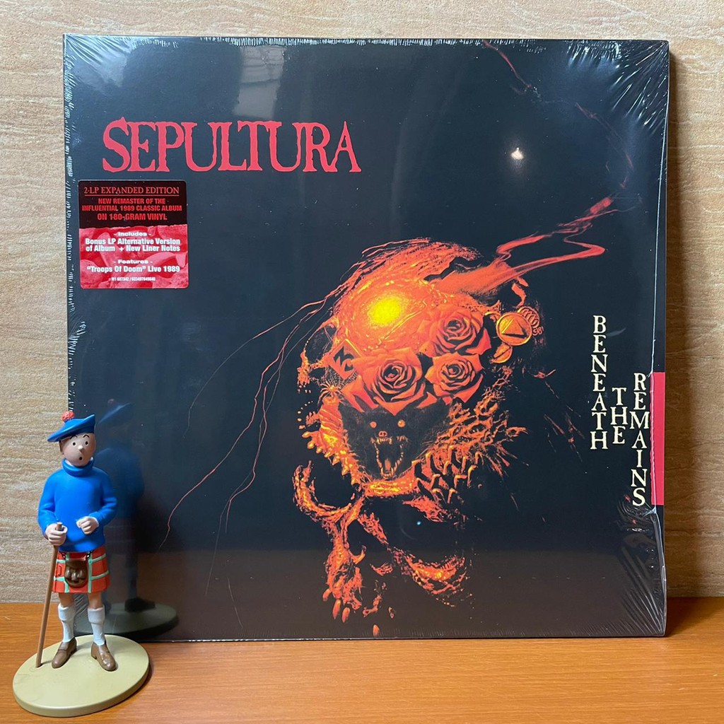 PIRINGAN HITAM / VINYL  SEPULTURA - BENEATH THE REMAINS (DELUXE EDITION)