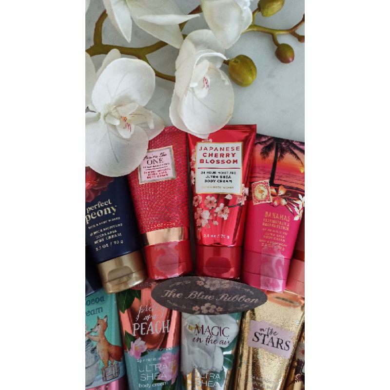 BATH AND BODY WORKS BODY CREAM TRAVEL SIZE