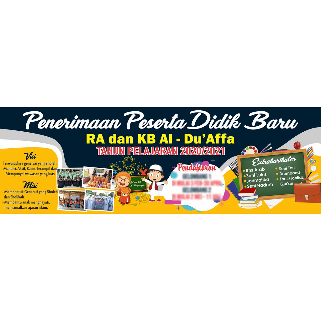 Baliho Ppdb Sd Contoh Spanduk Makanan Dan Minuman 