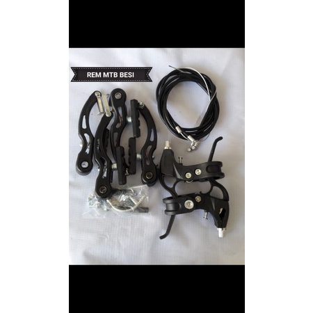 rem mtb besi ( komplit muka & belakang )