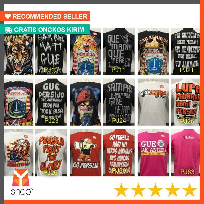 DISKON BESAR  Kaos GUE PERSIJA JAKMANIA