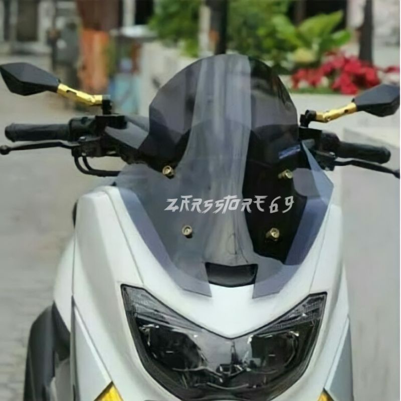 visor nmax old model Tdr bening dan smoke - windshield nmax old tdr