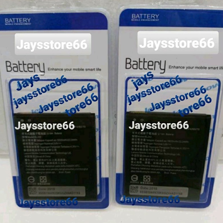 Baterai For  lenovo BL 242 / A6000