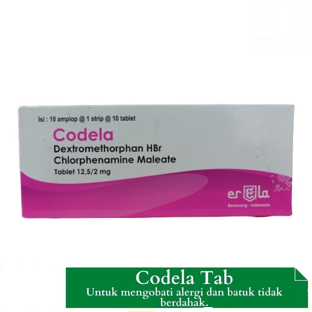 Codela Obat Batuk Dan Alergi - 1 Box Isi 100 Tablet