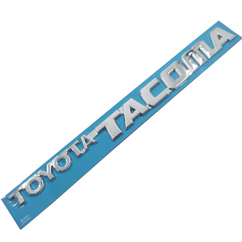 1pc Stiker Emblem / Badge Tulisan TOYOTA TACOMA Bahan ABS Untuk Belakang Mobil