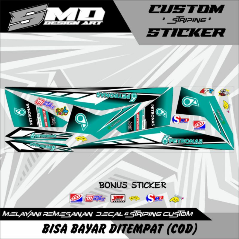 STRIPING PETRONAS BEAT FI STICKER BEAT FI PETRONAS STRIPING BEAT FI