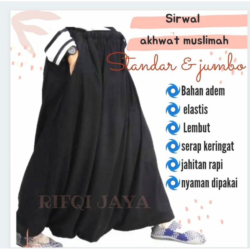 sirwal akhwat rok joger