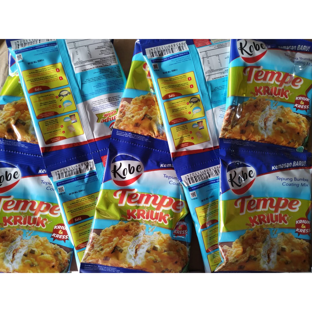 TEPUNG KOBE TEMPE KRIUK RENCENG 10 X 75 GRAM