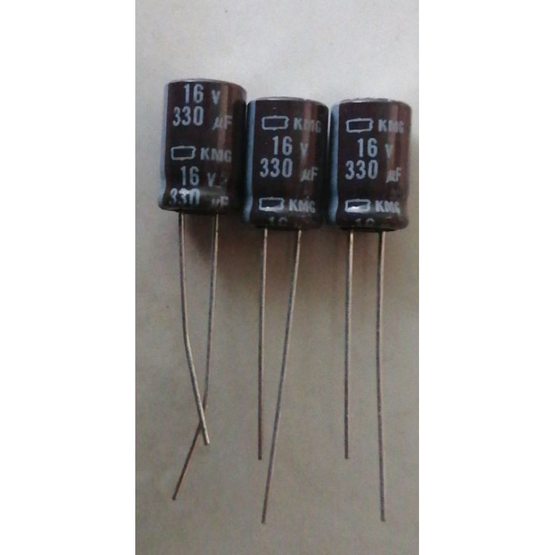 10 pcs, elko.330uf, 16 volt