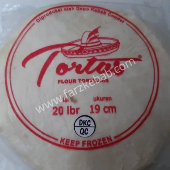 

Tortilla Kebab Kecil Diameter 19 cm / Kulit Kebab