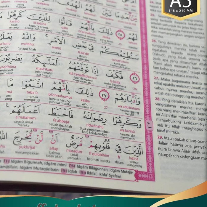Quran Barokah Terjemahan Per Kata Latin A5 Sedang