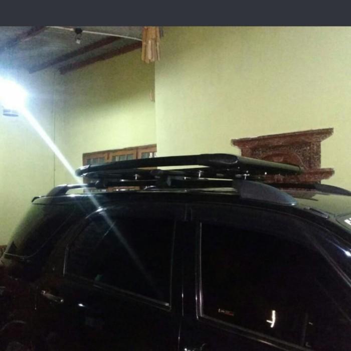 roof rak bagasi atas+cross bar rush lama /Terios lama merek sun rack