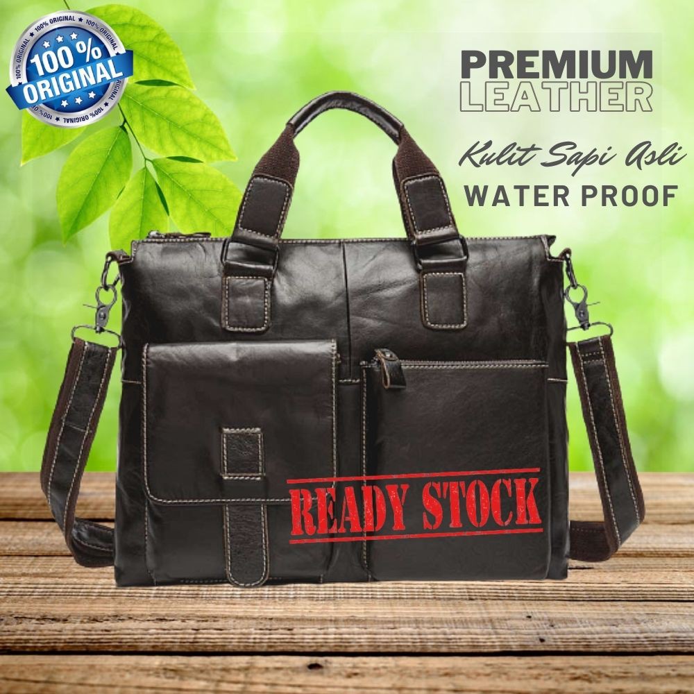 Tas Selempang Pria - Tas Slempang Pria - Tas Kulit Sapi Asli OXFORD