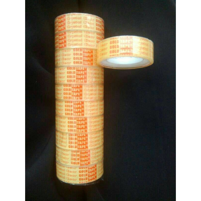 

isolasi gold tape kecil 1/2 inch