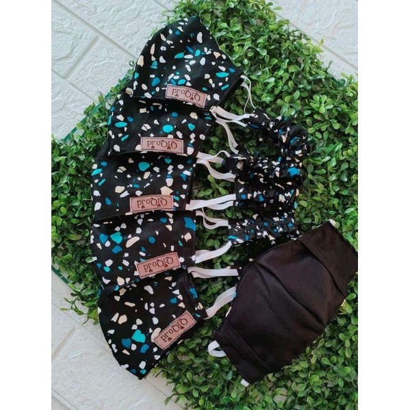 Masker Hijab Motif abstrak ori by qiqo.id