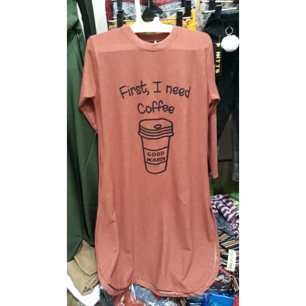 Kaos Santai Wanita (Orange)