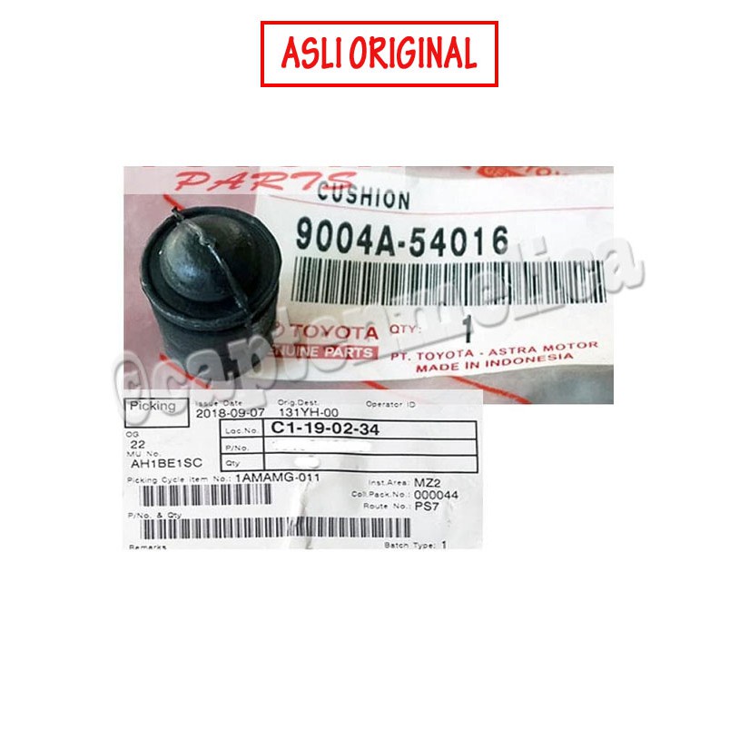ORI Karet Penahan ganjalan bantalan Stopper Stoper Pintu Bagasi belakang TOYOTA Avanza Xenia 2012 20