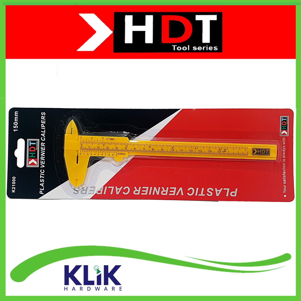 HDT Sigmat Plastik 6 Inch Sketmat Jangka Sorong - Vernier Caliper