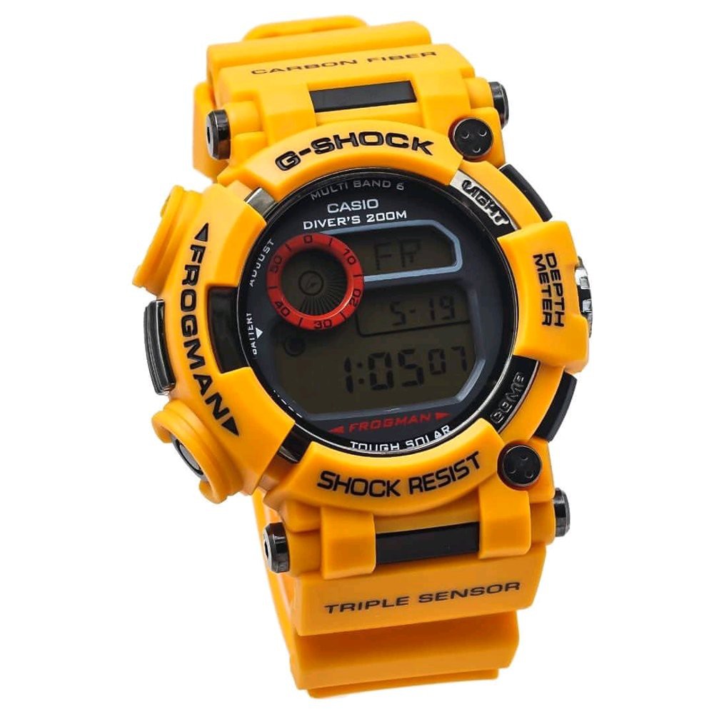 PALING MURAH BEST SELLER CASIO G SHOCK GWF 1000 FROGMAN YELLOW FULL KUNING Berkualitas