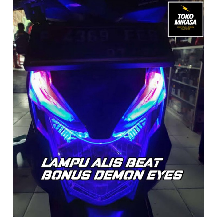 LAMPU ALIS LED ALIS HONDA BEAT 30CM WARNA UNGU STOK TERBATAS KUALITAS BAGUS