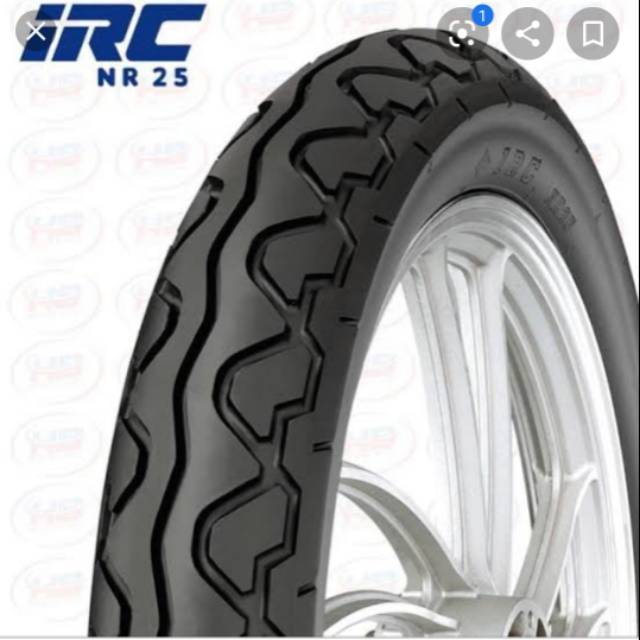 Ban luar irc tubetype 275 x 18 nr25 (bukan tubeless)