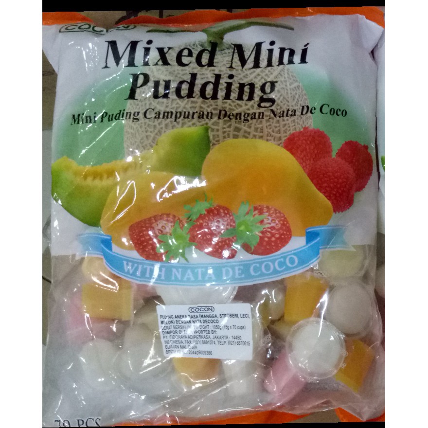 

Cocon Pudding Aneka Rasa 70 x 15Gr