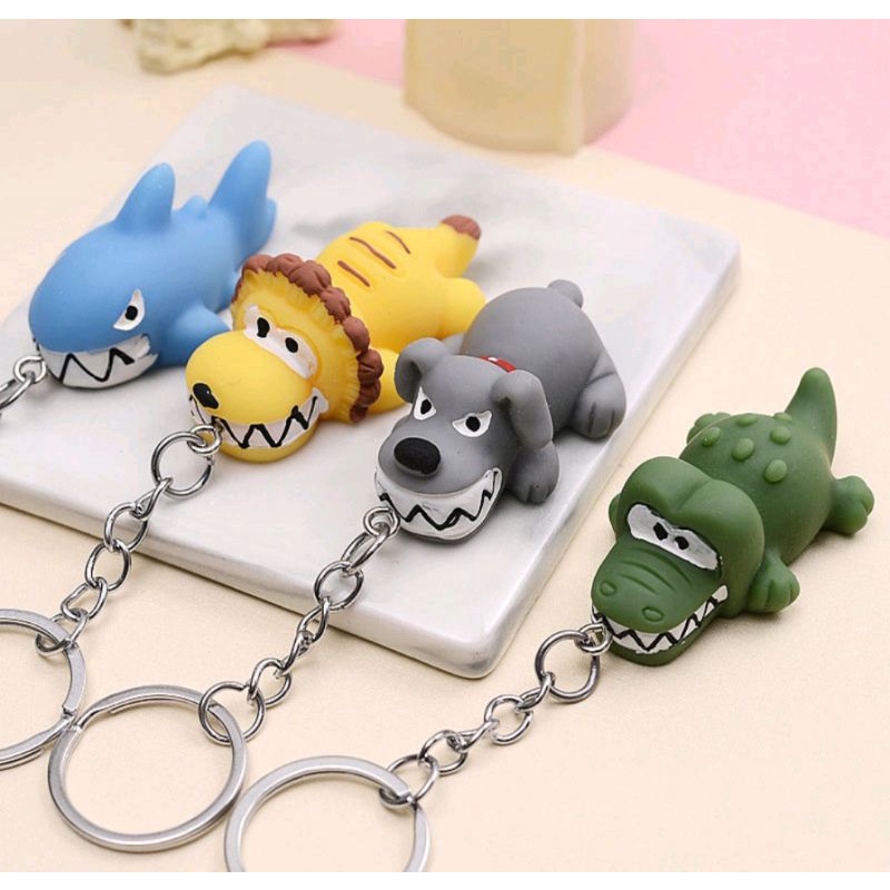 BLESSHOP Gantungan Kunci Boba Keychain Korea Lucu