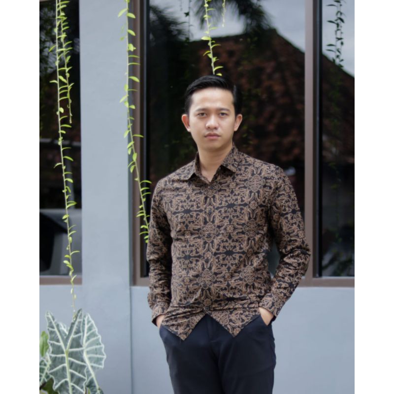 promo kemeja batik slimfit asli