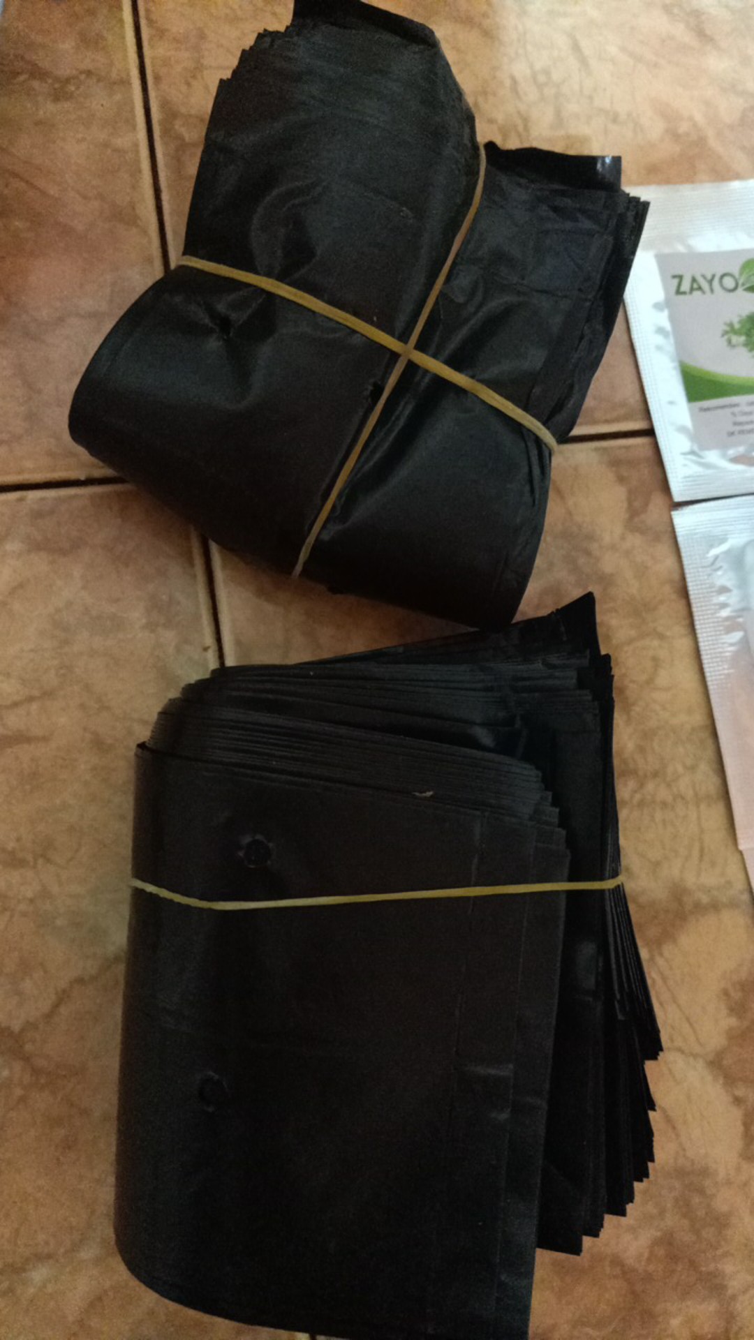 Polybag / Polibek Semai Ukuran 18 X 18 (50pcs) - 7003