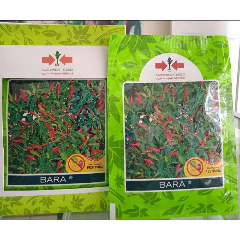 Benih Cabe Rawit Hijau BARA 3200 Butir Cap Panah Merah