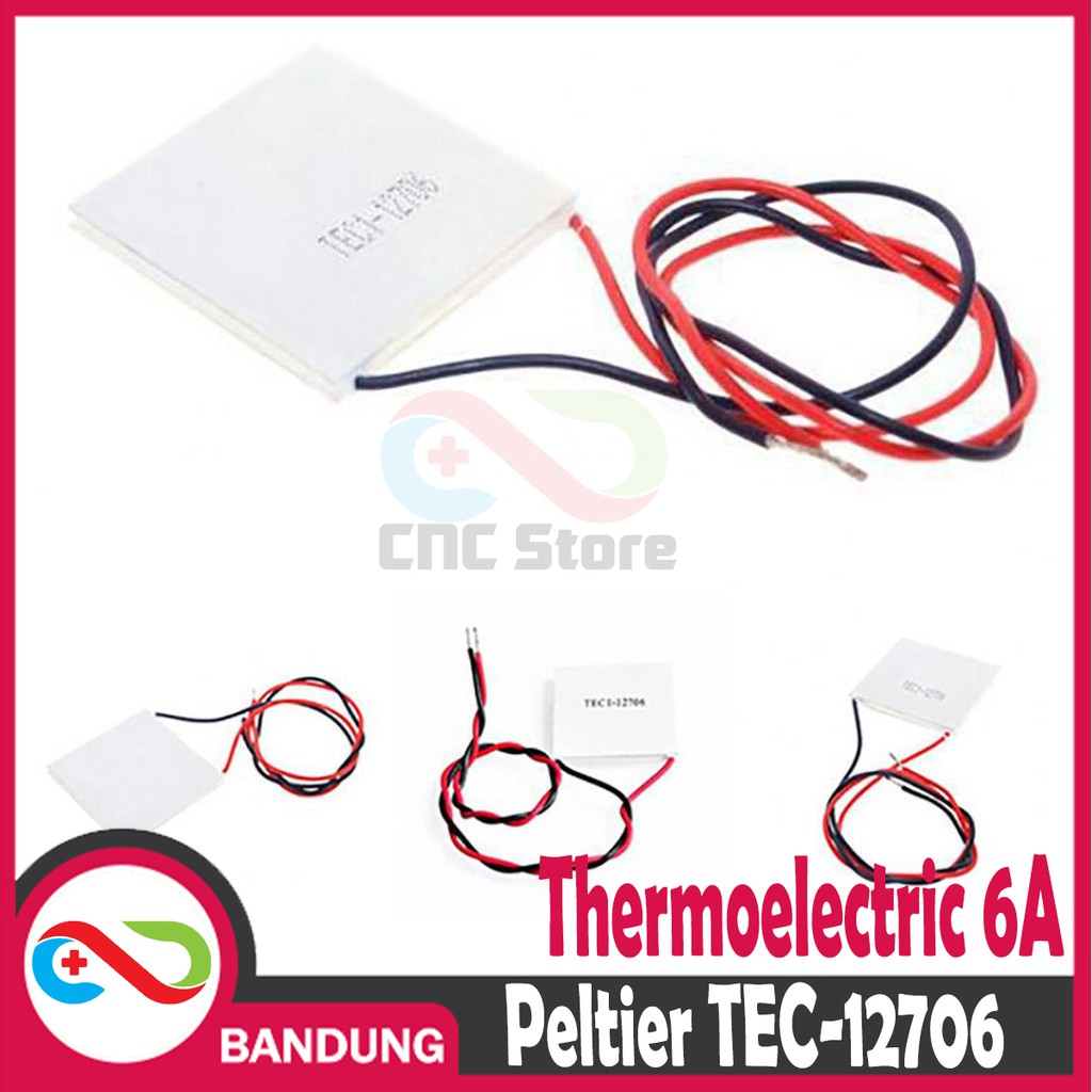 PELTIER TEC-12706 TEC1 12706 THERMOELECTRIC DC 12V 6A