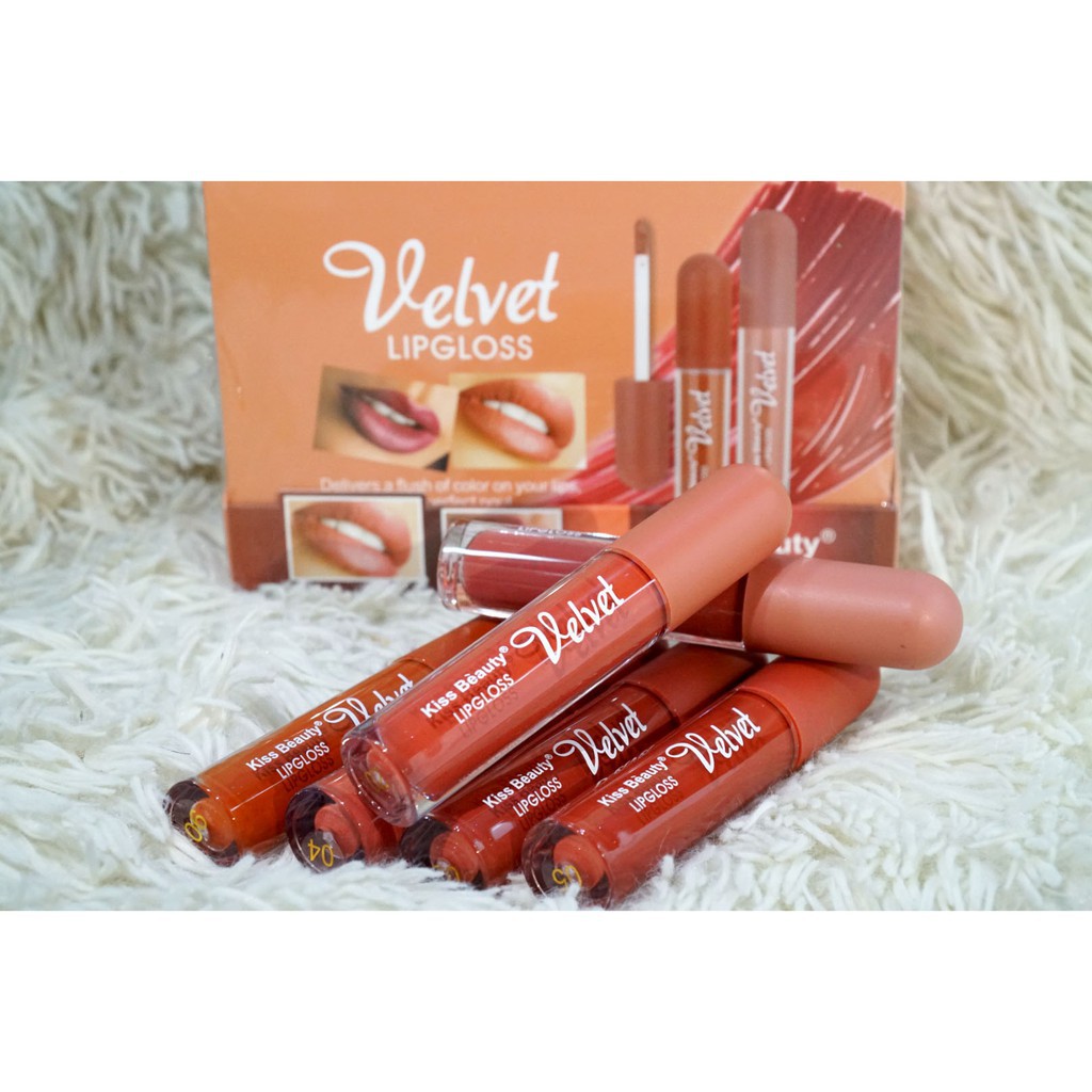 NEW (ECER) LIPCREAM KISS BEAUTY VELVET 7954 terbaru