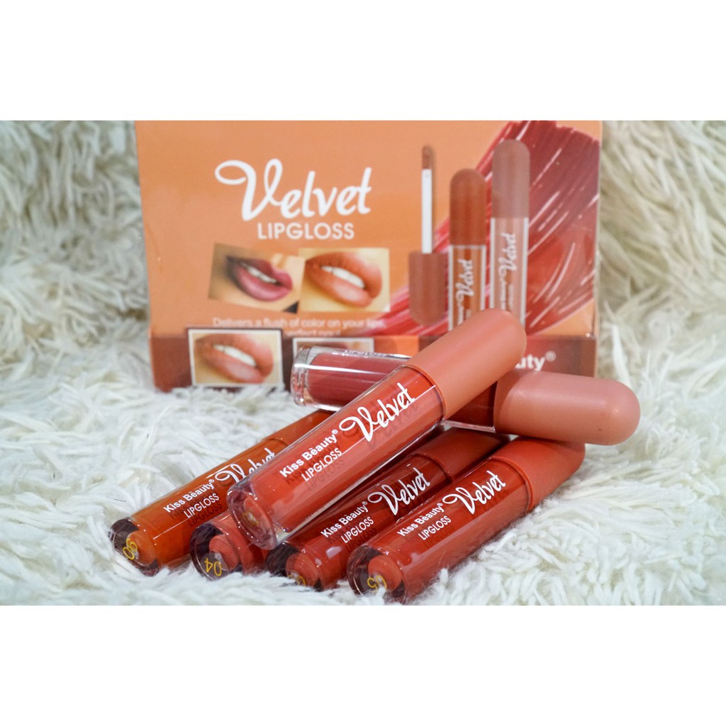 NEW (ECER) LIPCREAM KISS BEAUTY VELVET 7954 terbaru