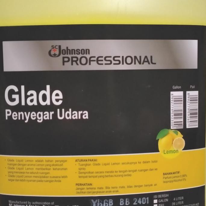 Ready Sc Johnson Glade Pewangi Ruangan Cair (Untuk Spray) 4 Liter
