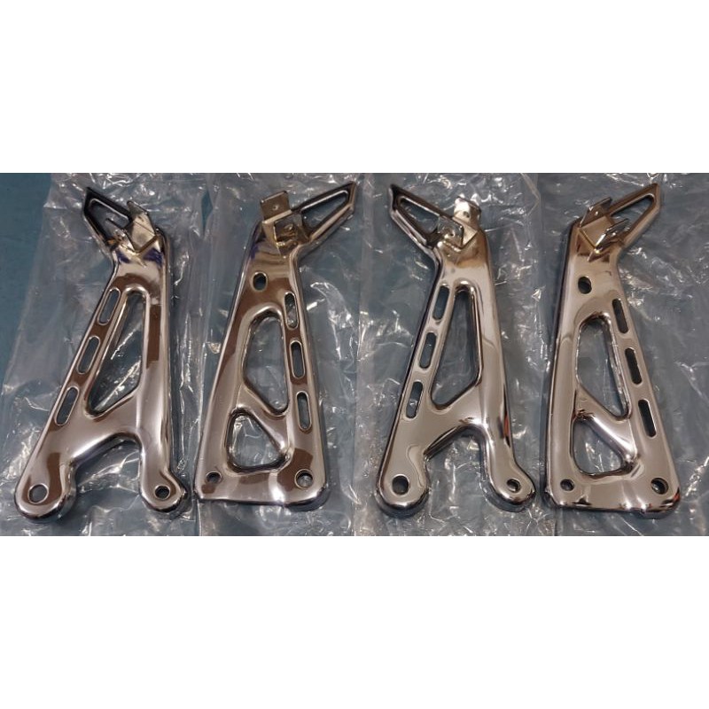 Breket step belakang chroom bracket footrest copy ori rx king