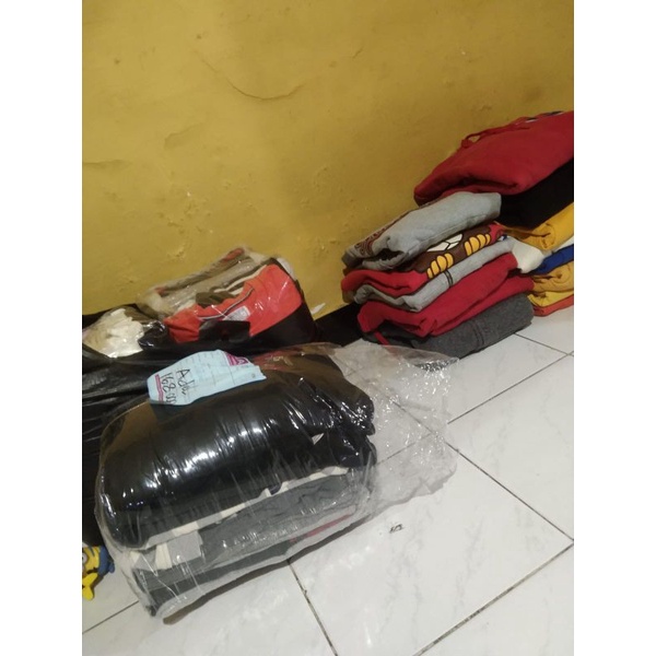 Borongan hoodie kepala 8pcs