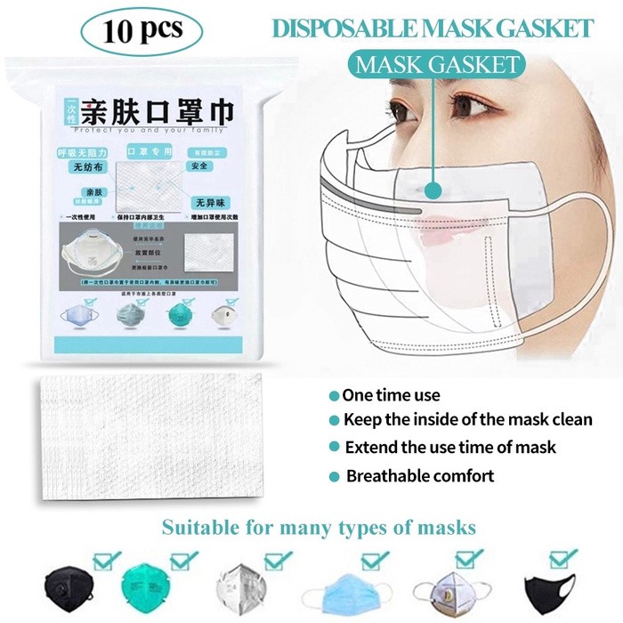 Masker Refill Pad Filter Udara Masker Kain isi 10Pcs Anti Bakteri