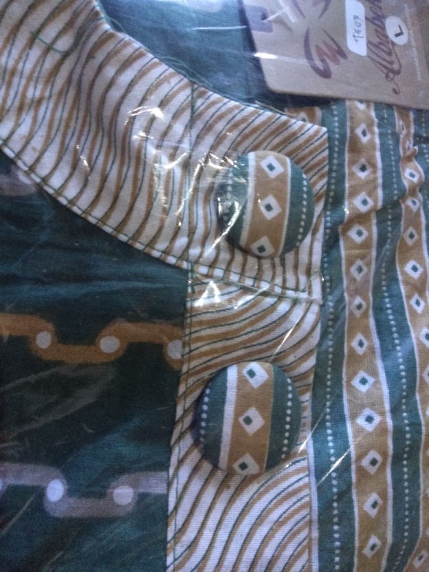 Tey-17 Batik Wanita Asj Sa Hrb026 Kenongo Kemeja Tosca Pendek