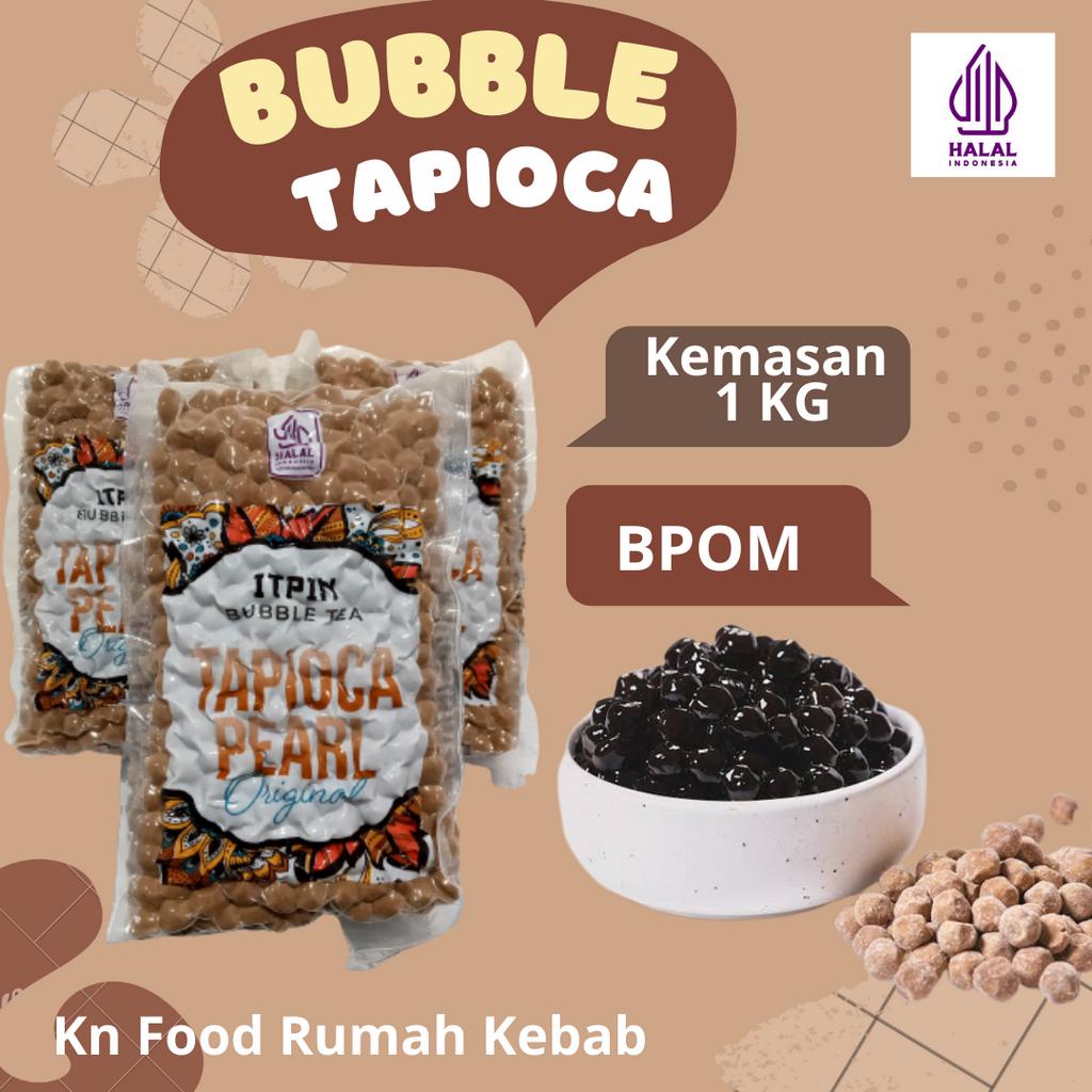 

Bubble Tapioka Pearl it pin1 Kg Boba Tapioca Pearl Bubble Hitam