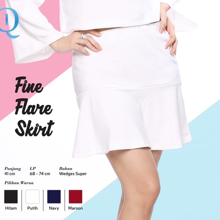 Bawahan Wanita - Fine Flare Skirt