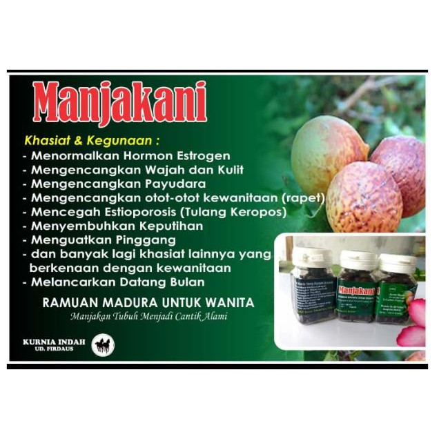 Manjakani jamu madura