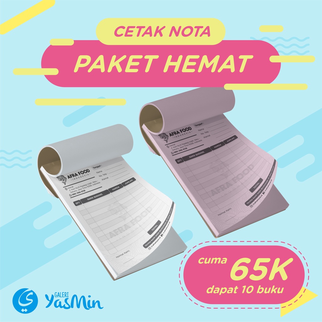 

PAKET HEMAT CETAK NOTA 2 PLY MURAH