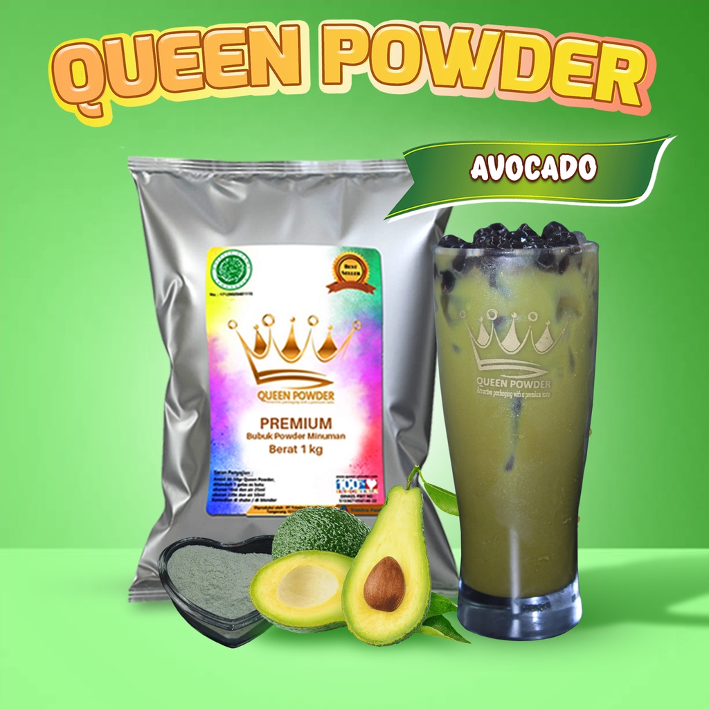 

Bubuk Minuman Queen Powder Premium Rasa Avocado 1Kg