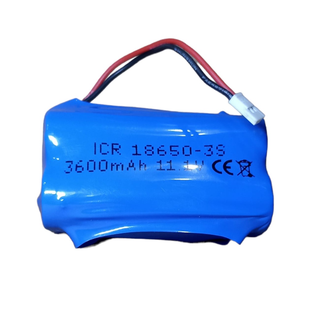 Baterai Mainan Anak RC / Baterai Speaker &amp; Elektronik Lainnya 3X 18650 3600mAh 11.1V Protektor BMS 3S 10A Konektor JST LOSI